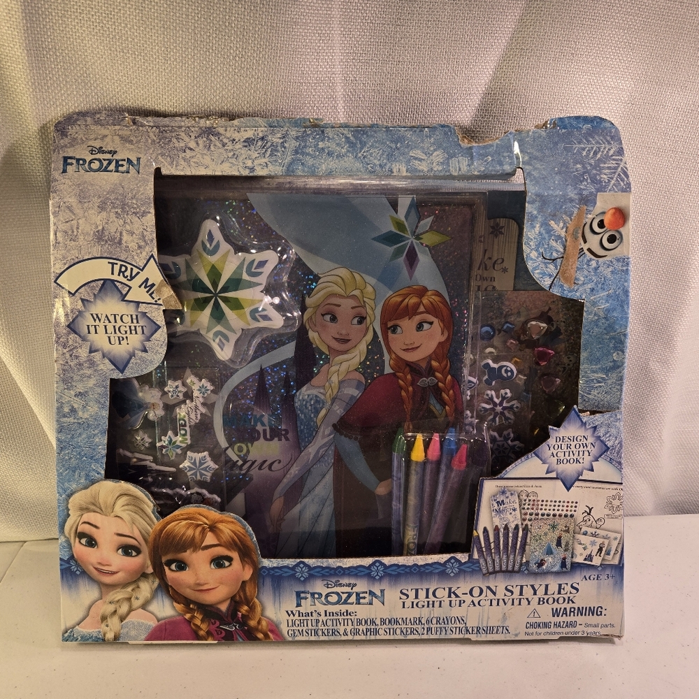 Disney Frozen Stick On Styles Activity Book Tara Toy Corp